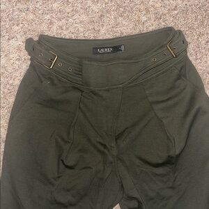 Lauren Olive Green Pants
